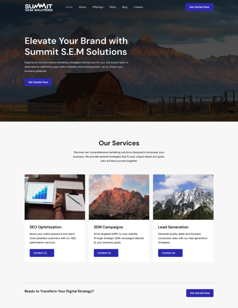 Summit Solutions Portfolio